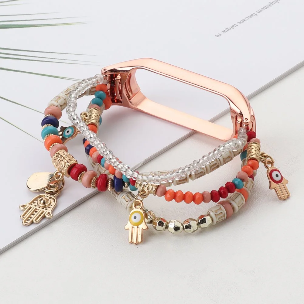Exquisite Agate Jewelry Elastic Band for Smart Fitness Bracelets