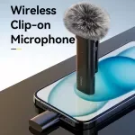 Wireless Clip-On Lavalier Microphone for iPhone & Android