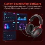 7.1 Surround Sound Wired Gaming Headset with Mic for PC & Consoles