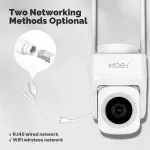 3MP Outdoor Smart Security Camera with WiFi, Motion Tracking & Color Night Vision