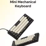 Compact 61-Key Mechanical Gaming Keyboard with Russian & English Layout