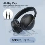 Wireless Over-Ear Bluetooth Headphones with FM Radio & TF Card Slot