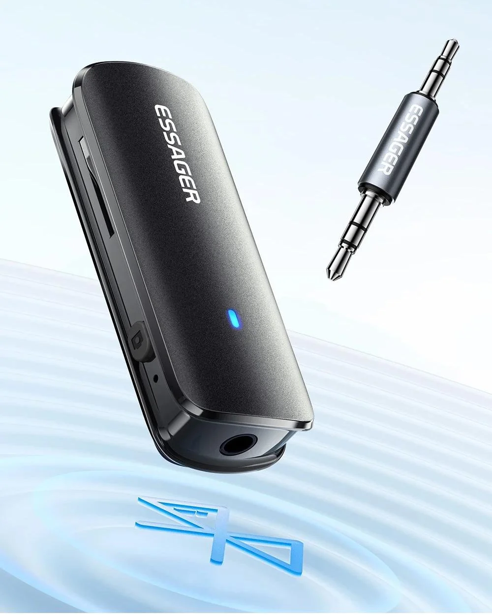 Bluetooth 5.3 Type-C to 3.5mm Audio Adapter with TF Card Slot