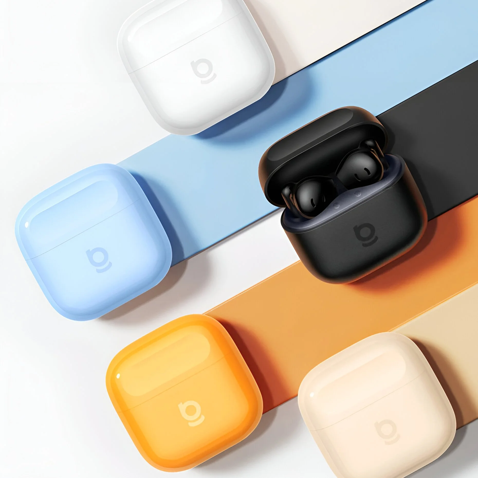Wireless Bluetooth 6.0 Semi-In-Ear Earbuds with SuperBass & 40-Hour Playtime