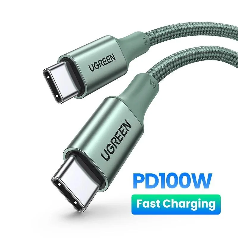 100W USB-C to USB-C Fast Charging Cable for Laptop & Phone