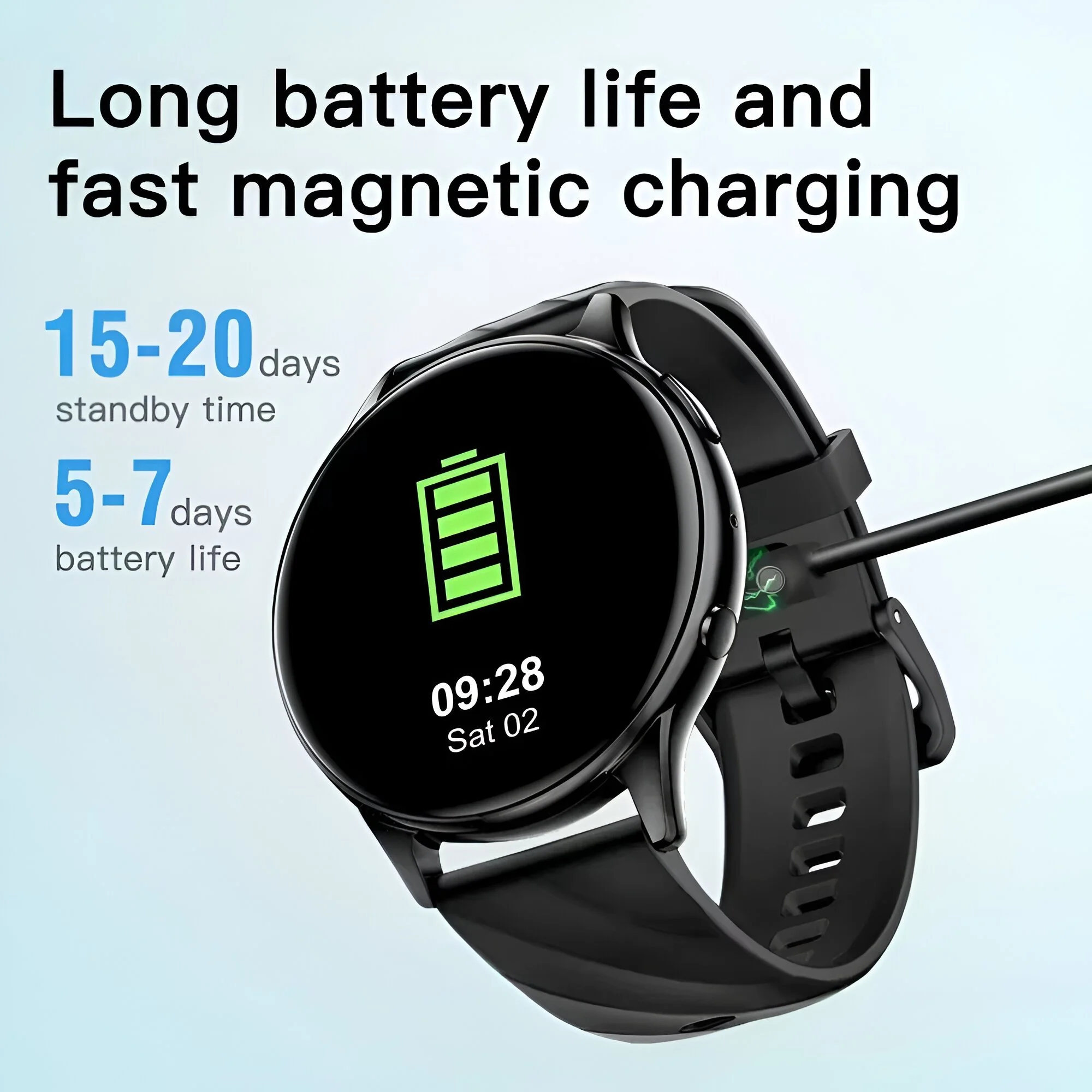 1.39” NFC Smart Fitness Watch with Health Tracking & 100+ Sports