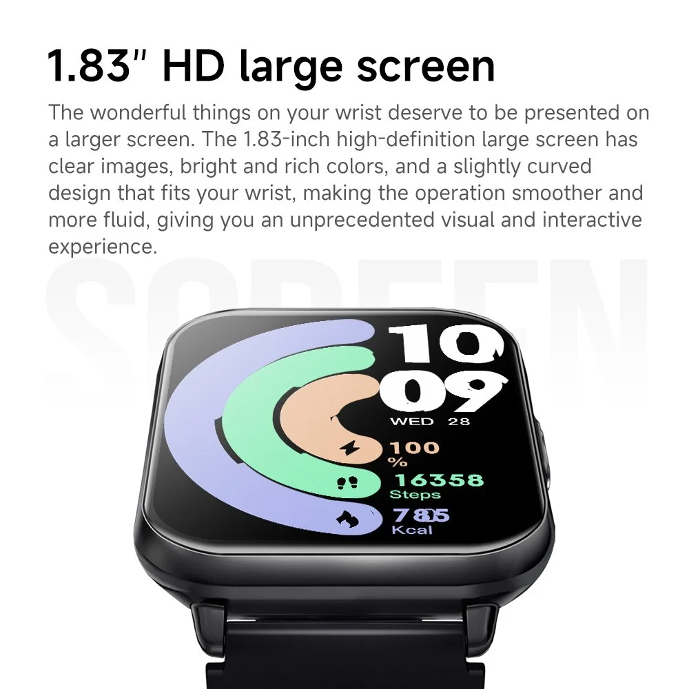 1.83” HD Smart Watch with ChatGPT, Bluetooth Calling & Health Tracking