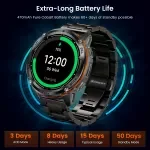 Ultra Rugged GPS Smartwatch for Men with AMOLED Display & Health Tracking