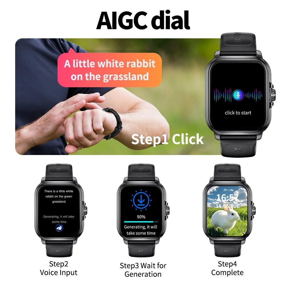 High-Definition Smartwatch with Heart Rate, Oximetry & Bluetooth Calling