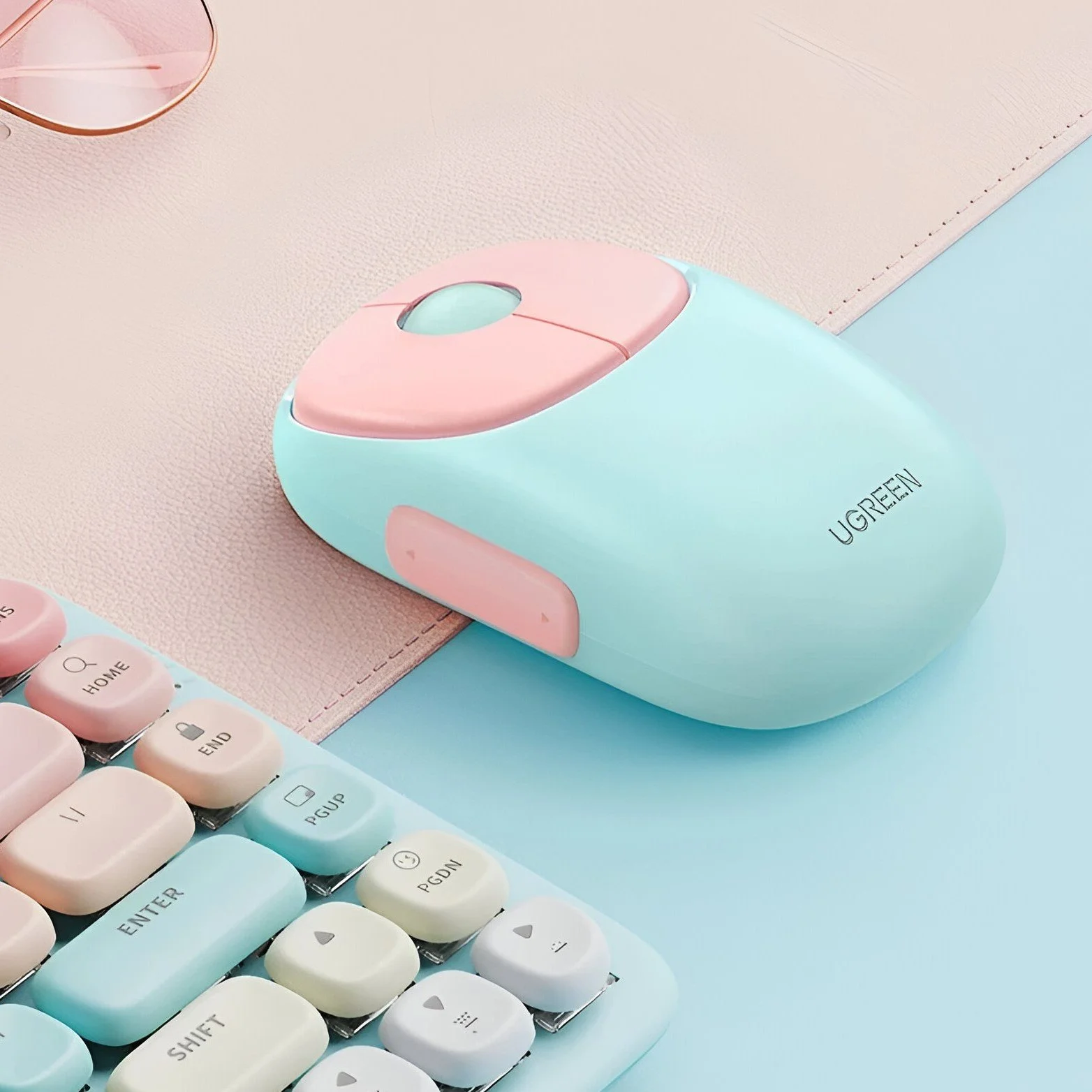 Rechargeable Bluetooth Wireless Mouse 4000 DPI with Silent Click & Multi-Device