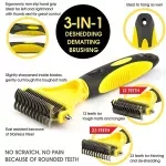 Two-Sided Pet Grooming Brush