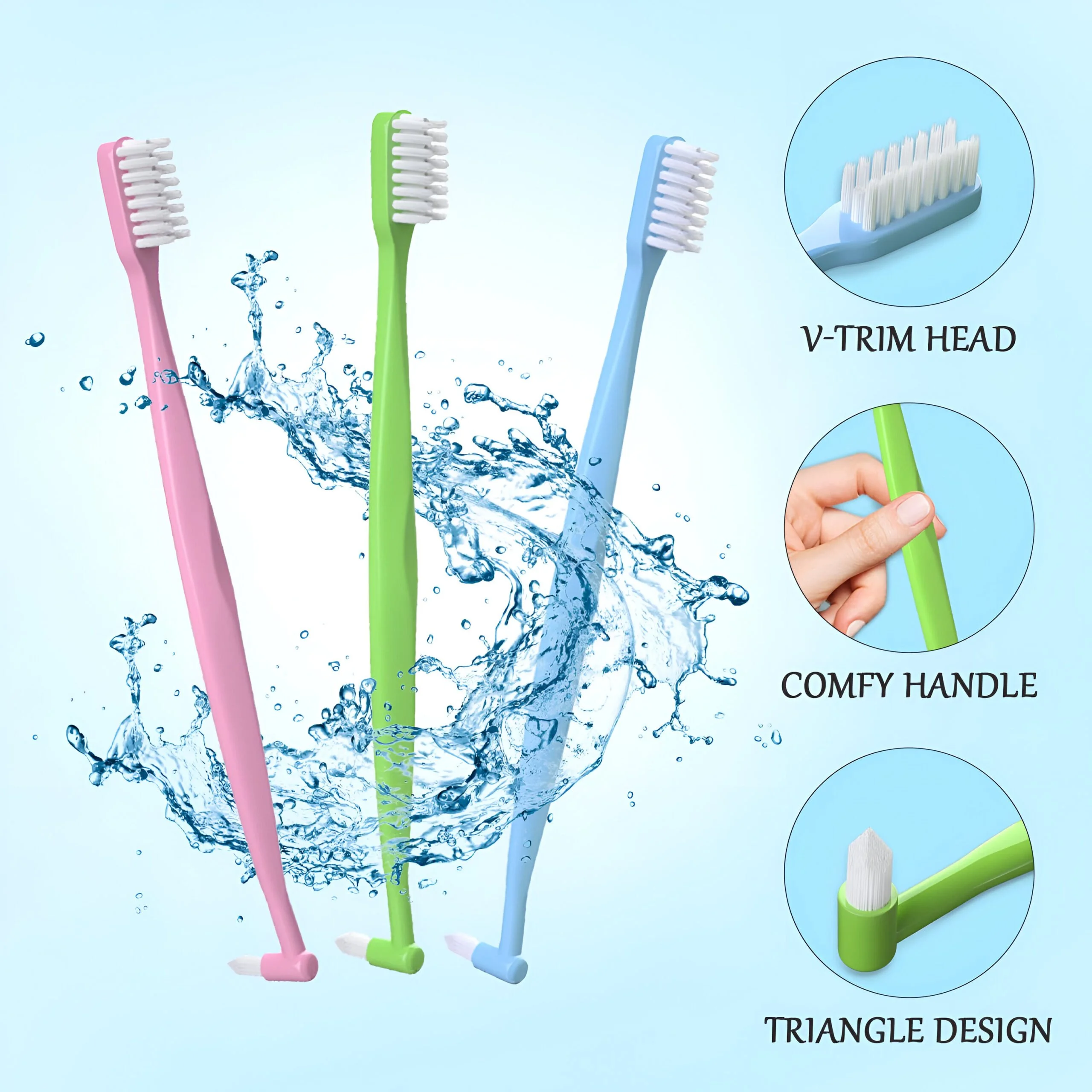 Small Head Dog Toothbrush