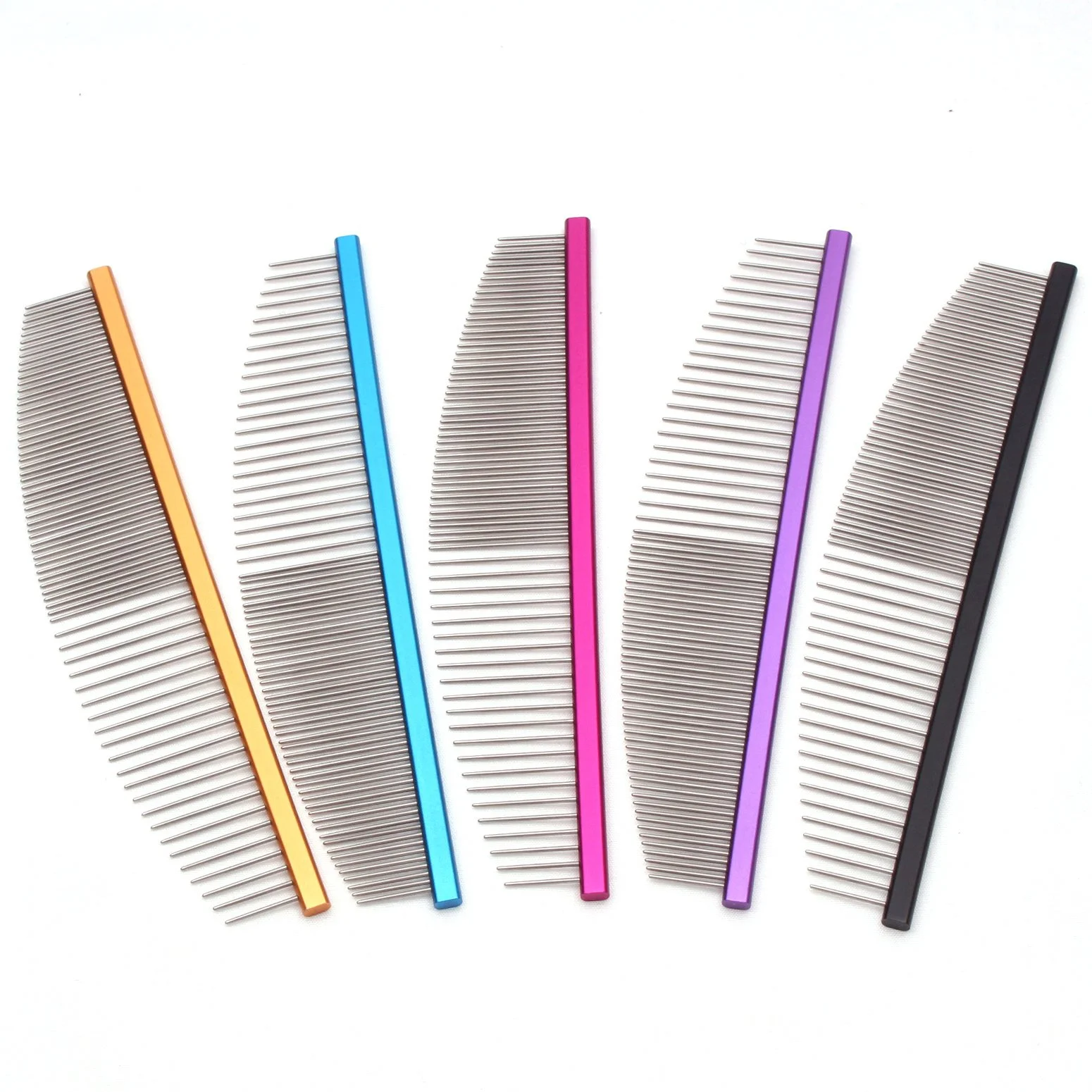 Premium Stainless Steel Pet Grooming Comb for Dogs & Cats