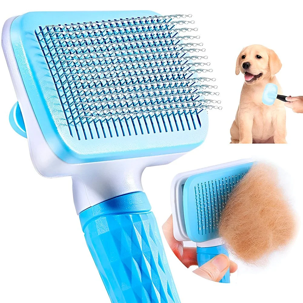 Pet Hair Remover Brush for Dogs & Cats - Grooming & Care Comb for Long Hair Pets