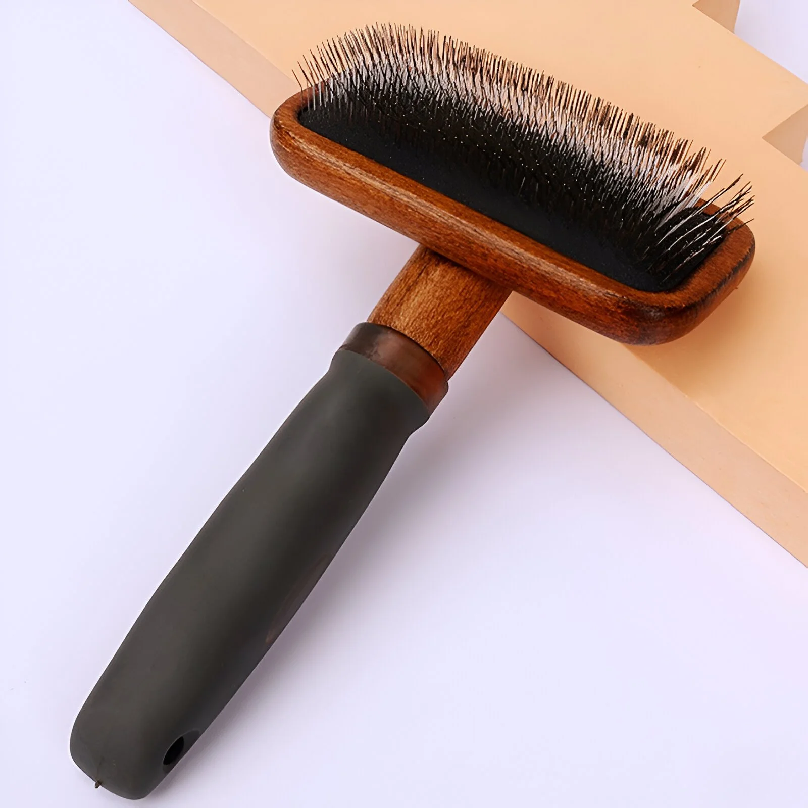 Wooden Pet Grooming Comb for Dogs & Cats – Hair Remover & Massage Brush