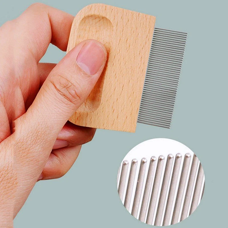 Eco-Friendly Bamboo Pet Comb – Wooden Dog & Cat Grooming Brush
