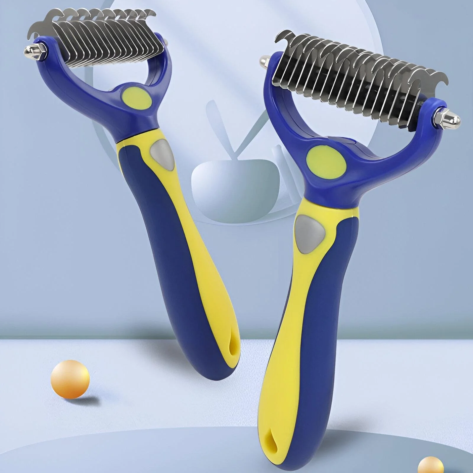 Double-Sided Dog & Cat Grooming Comb – Knot Remover & Shedding Brush