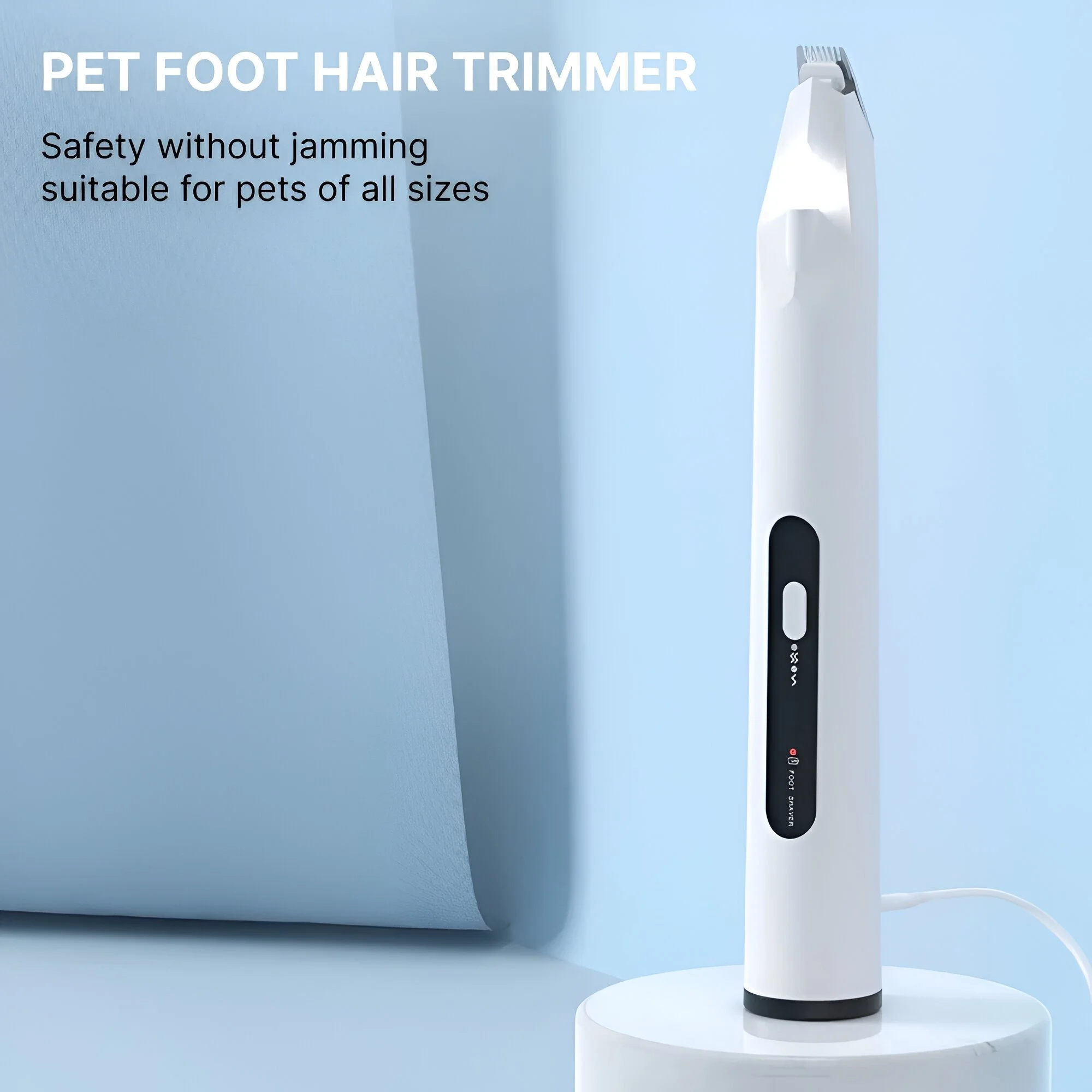Professional Pet Hair Trimmer with LED Light