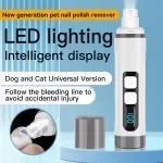 Rechargeable Electric Dog & Cat Nail Grinder – Safe Painless Pet Grooming Tool
