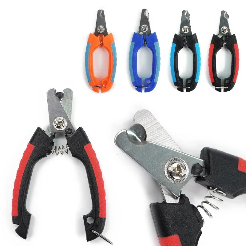 Professional Stainless Steel Pet Nail Clippers for Dogs, Cats & Small Animals
