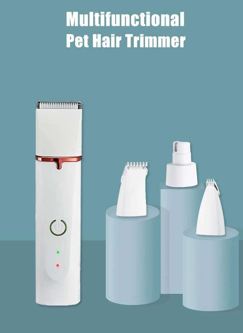 4-in-1 Electric Pet Hair Trimmer and Nail Grinder - Professional Pet Grooming Tool