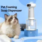 Automatic Pet Foaming Soap Dispenser for Easy Cat & Dog Bathing