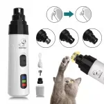 Electric Pet Nail Grinder with Diamond Bit - Low Noise Dog & Cat Nail Trimmer