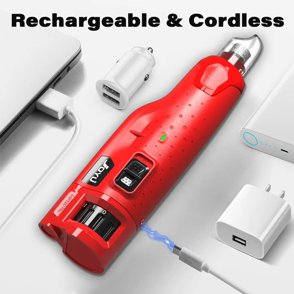 Dog Nail Grinder with LED Lights - Quiet 6-Speed Pet Nail Trimmer for All Sizes