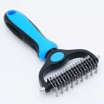 Double-Sided Pet Grooming Brush for Dogs and Cats