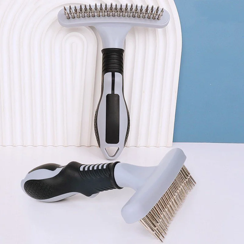Stainless Steel Dog Comb for Grooming, Detangling & Hair Removal