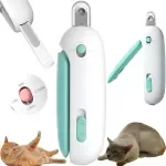 Adjustable Pet Nail Clippers with Hidden File for Cats & Puppies