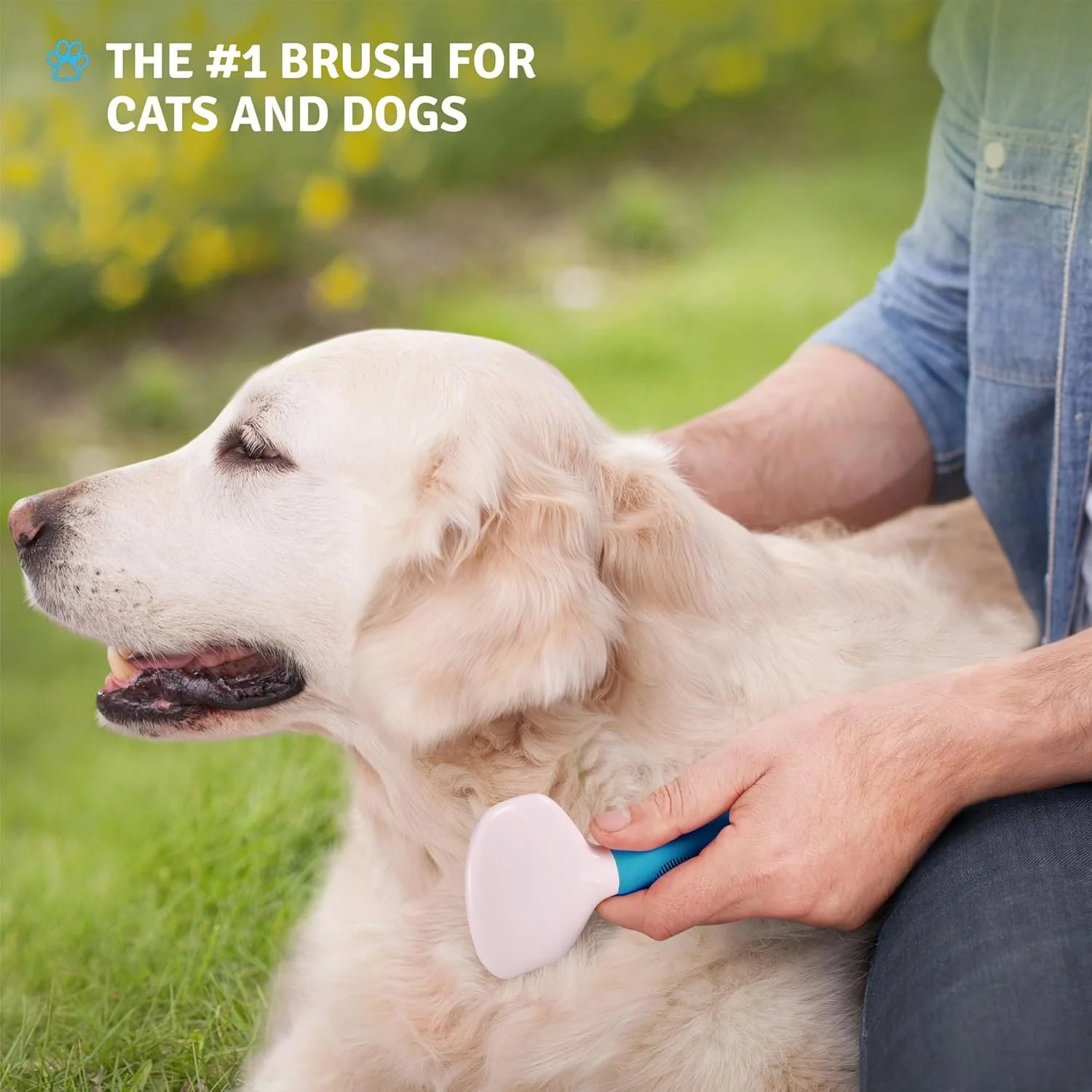 Premium Slicker Brush for Dogs, Cats & Small Pets