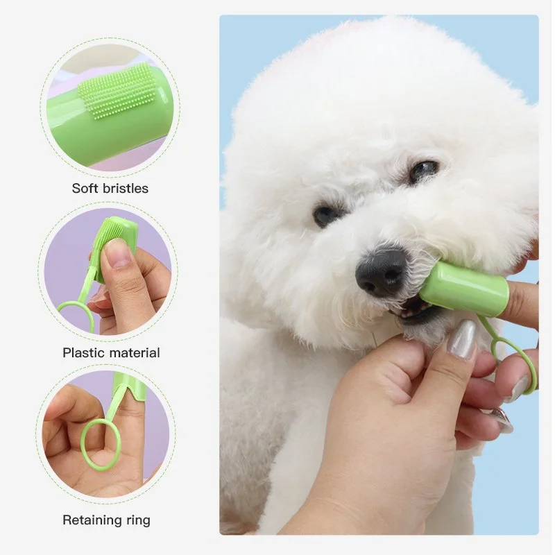 Soft Dog & Cat Toothbrush Set