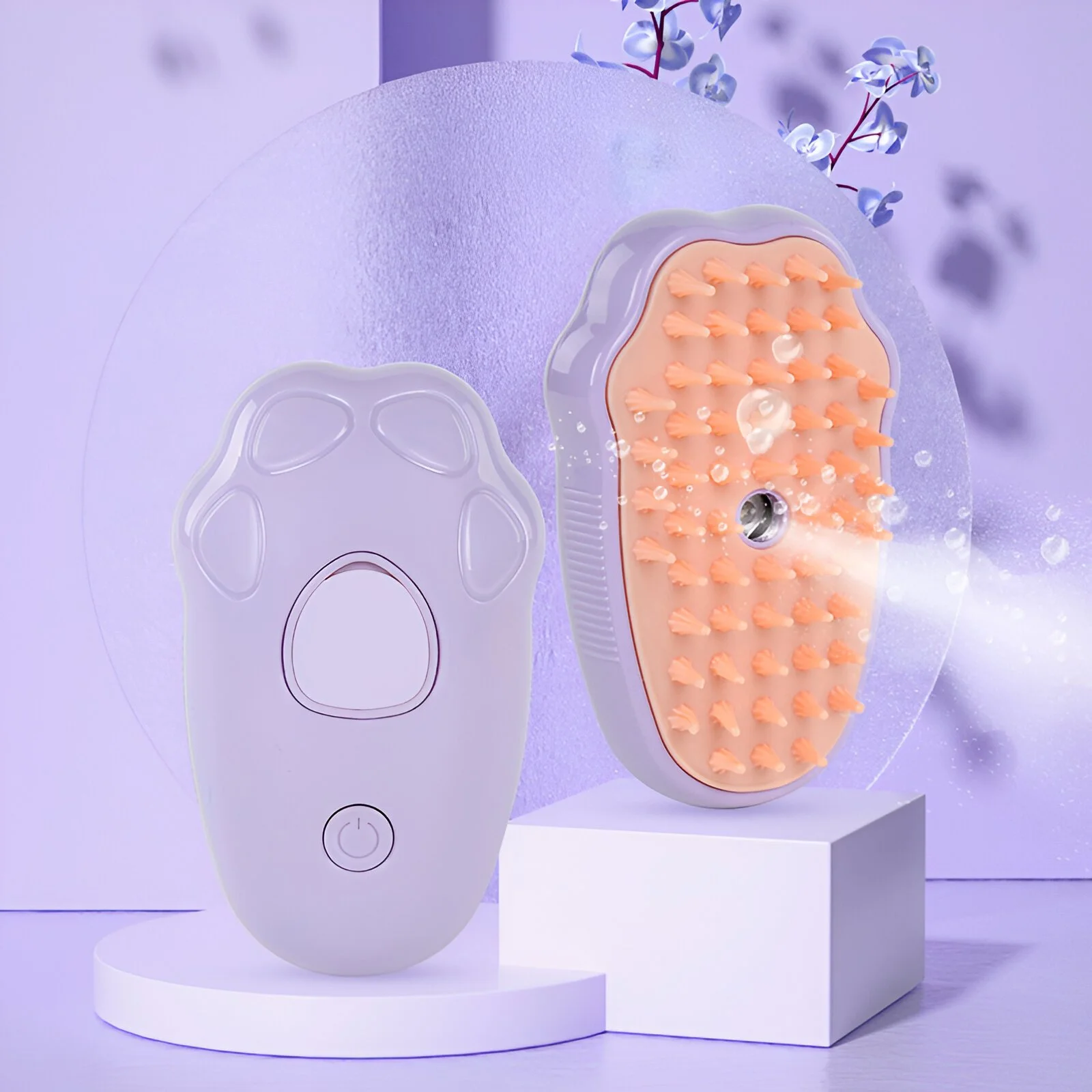 Colored Pet Steam Beauty Comb – Tangle-Free Grooming for Cats and Dogs