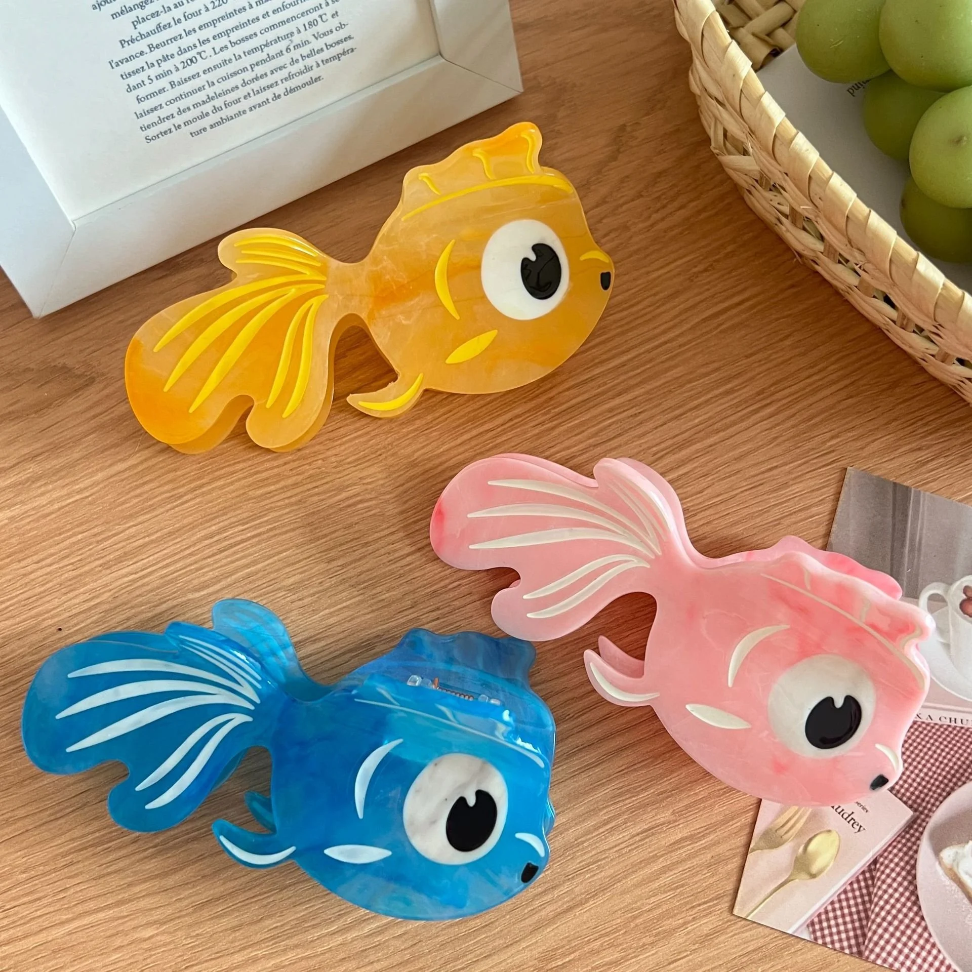 Cute Cartoon Goldfish Hair Claw Clip