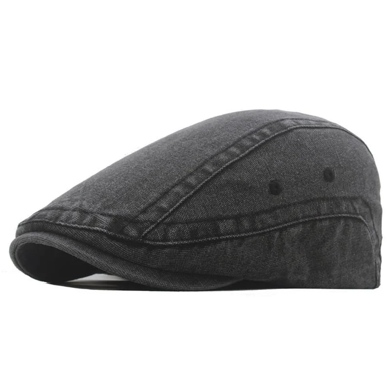 Unisex Cotton Newsboy Beret Hat