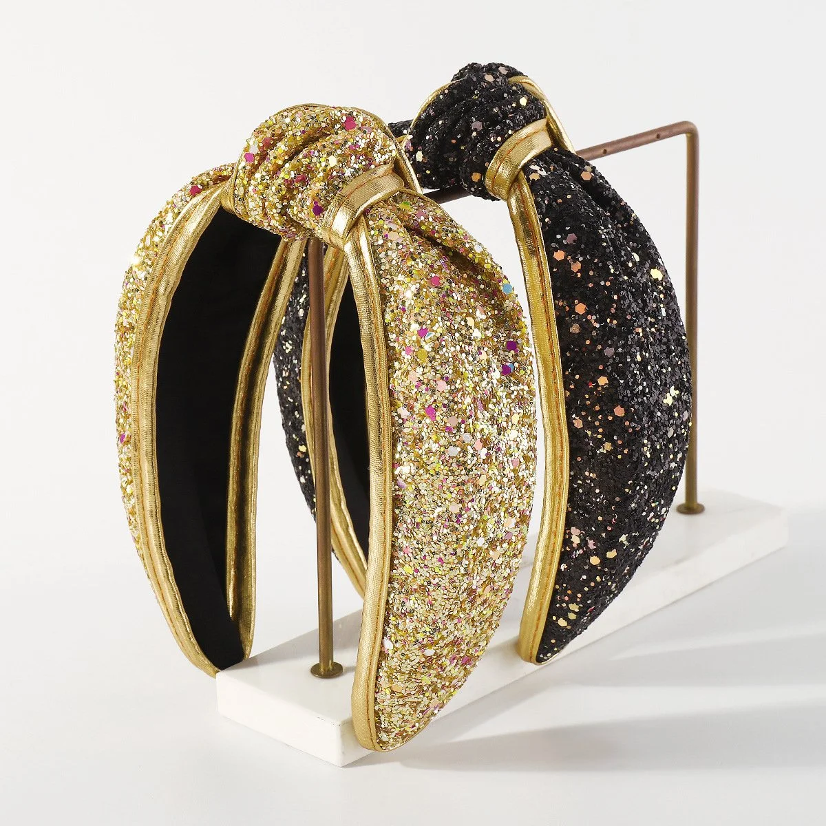 Glitter Sequins Knot Headband - Stylish Hair Jewelry for Women
