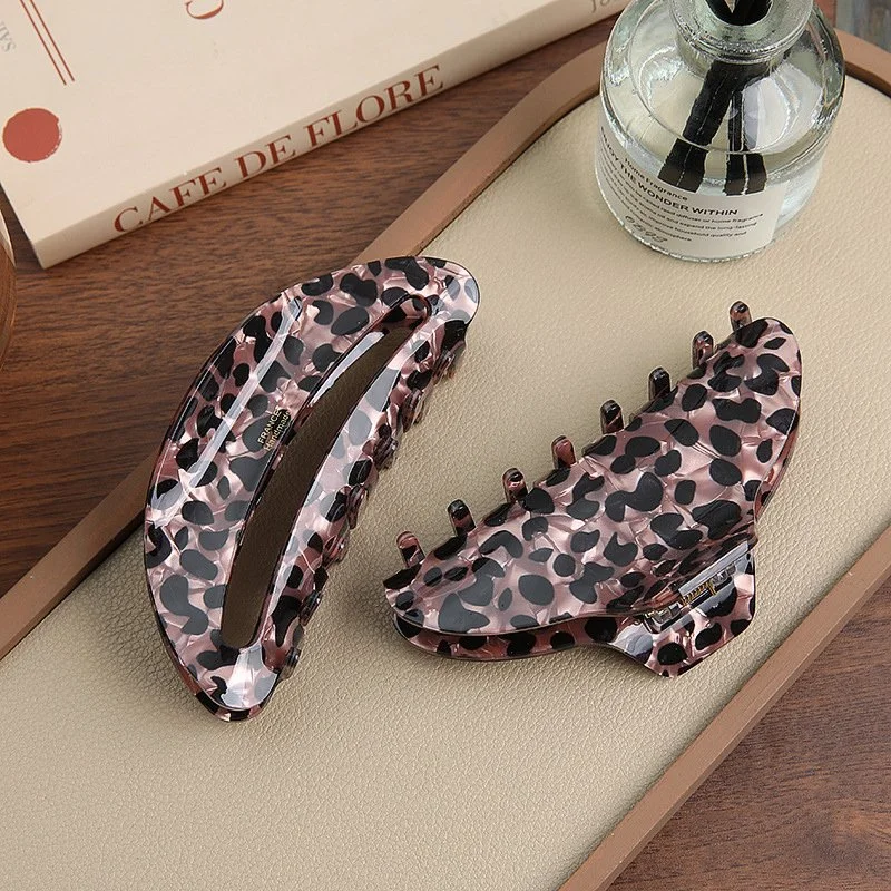 Leopard Speckle Hair Claw Clip