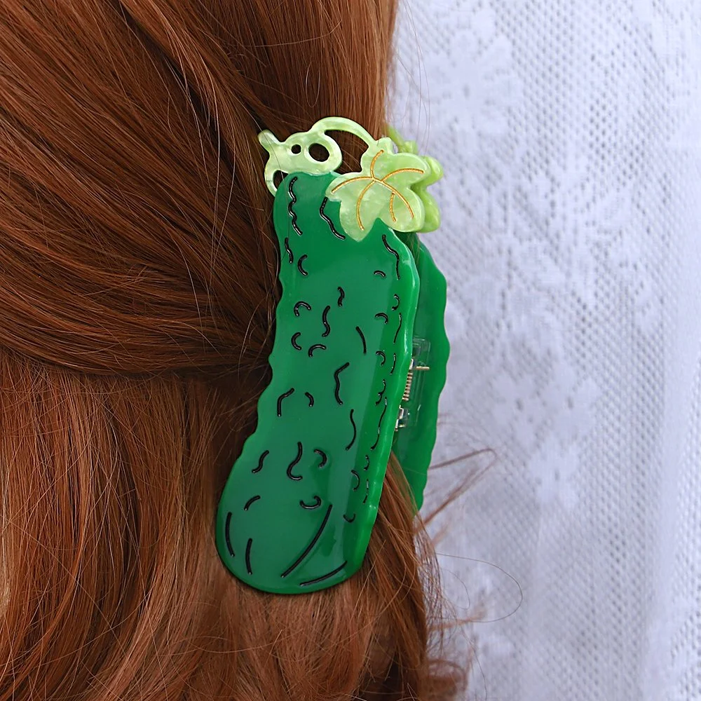 Cucumber Hair Clip