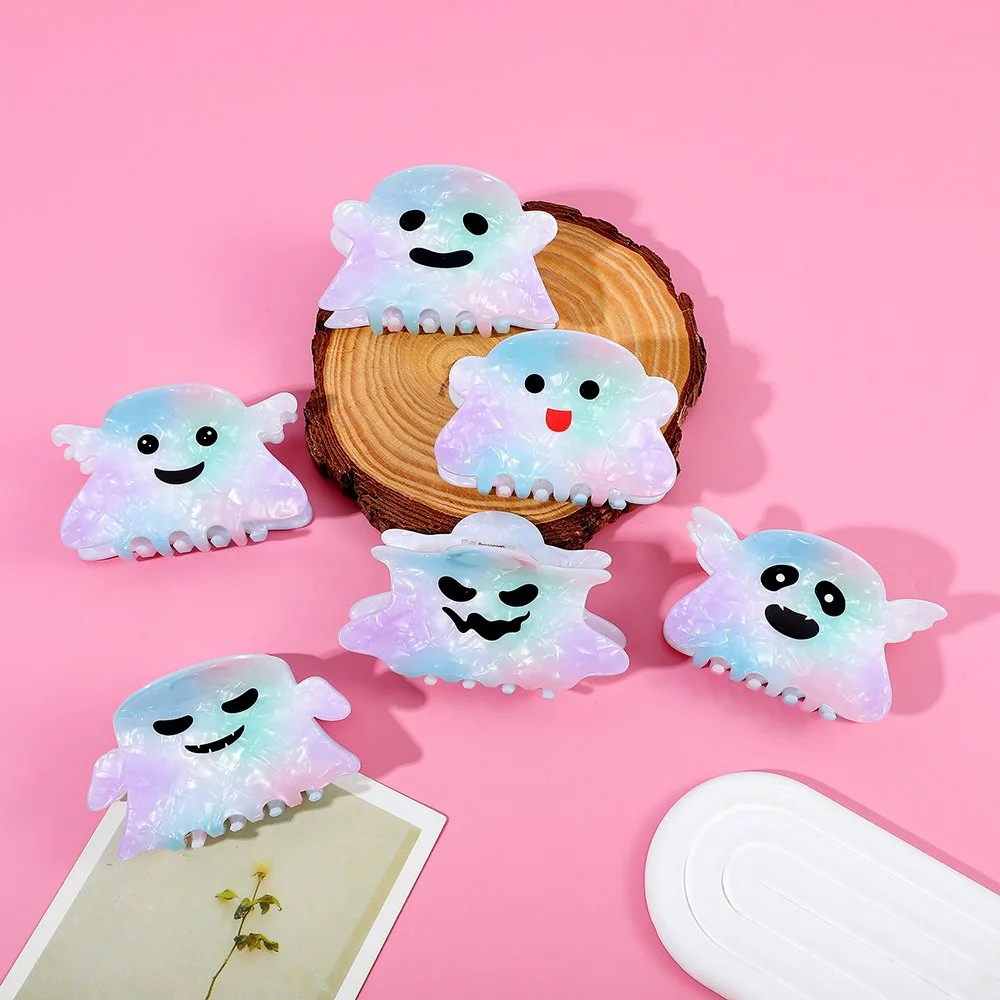 Cartoon Ghost Hairpin - Cute & Adorable Festival Accessory