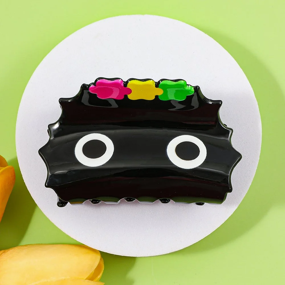 Cute Black Cartoon Hair Claws - Multi-Functional Hair Accessories