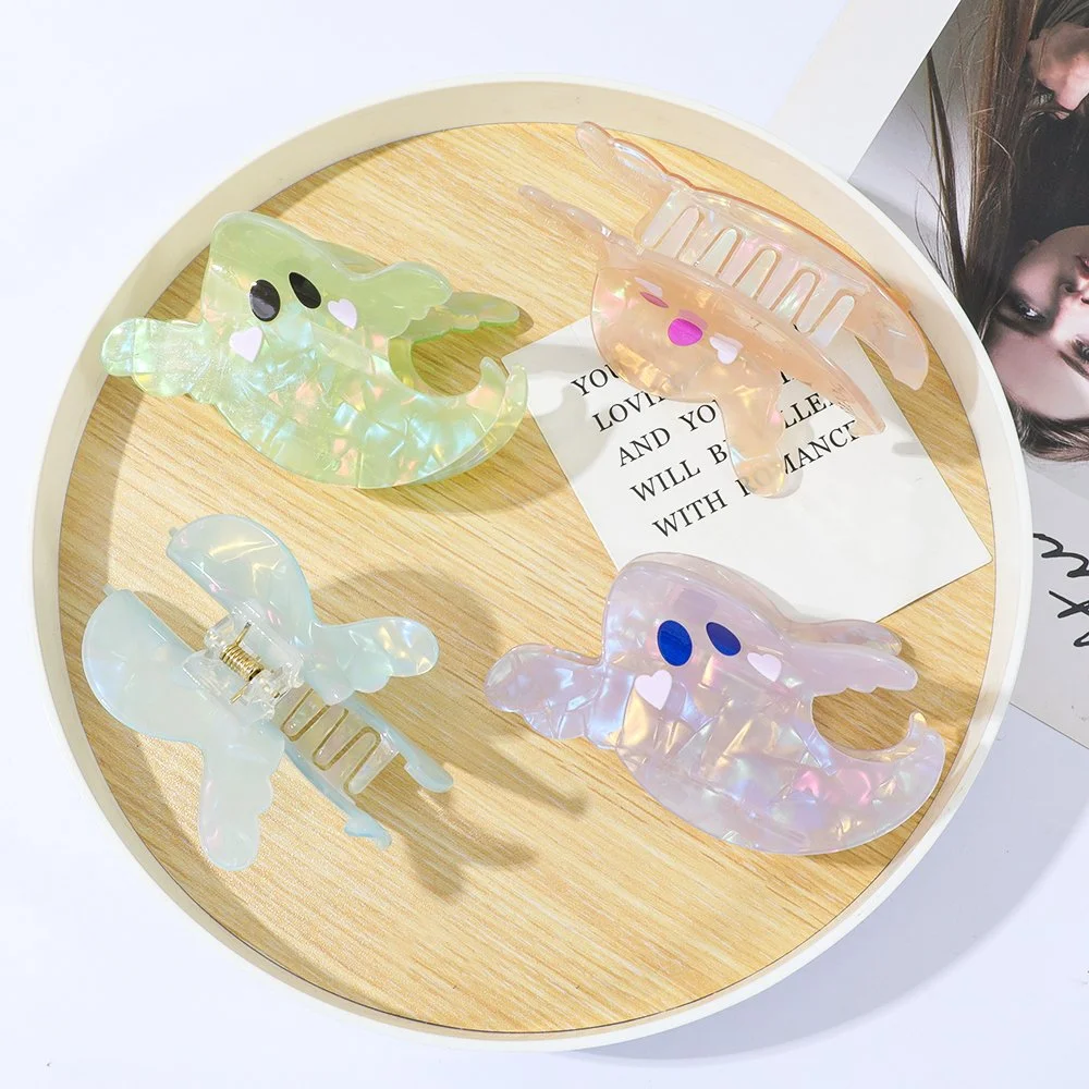 Ghost Hair Claw Clips – Transparent & Colorful