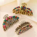 Vintage Palace Style Alloy Hair Claw Clip for Women and Girls