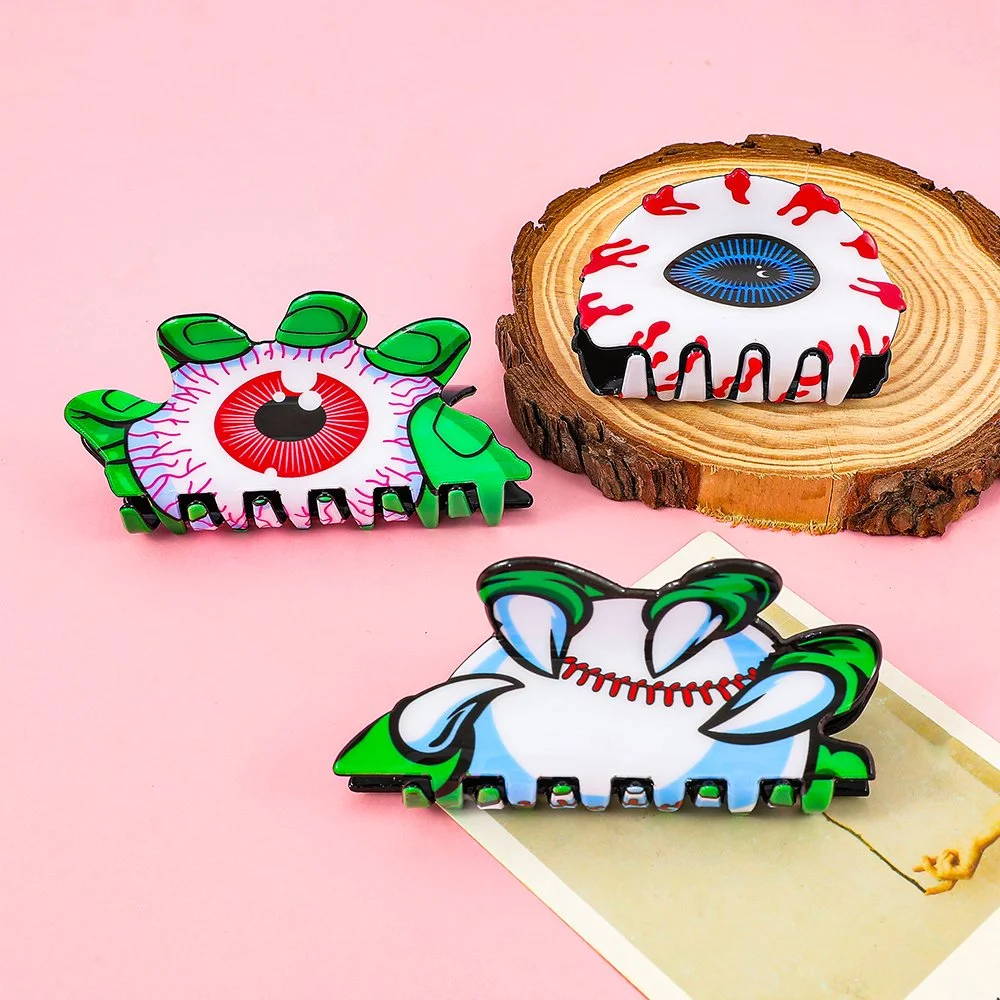 Halloween One-Eye Hair Clip – Spooky & Stylish Accessory