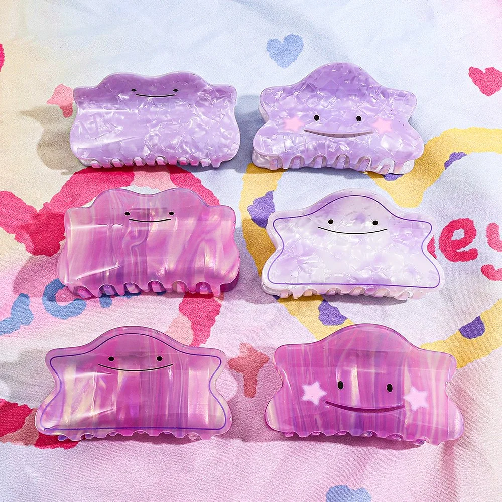 Purple Cloud Hair Claw Clips Set – Cute Pastel Hair Accessories