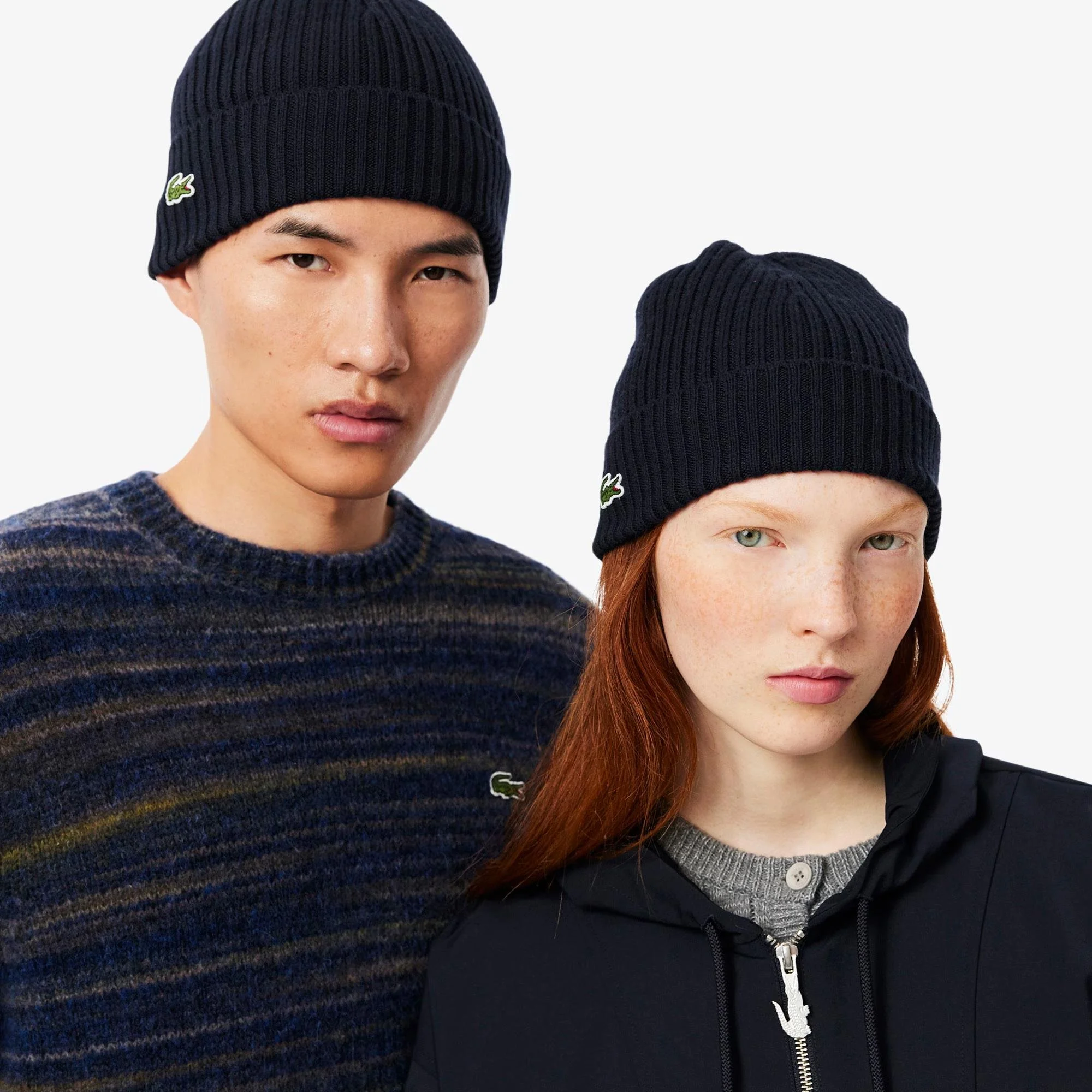 Lacoste Men’s Wool Cap Blue