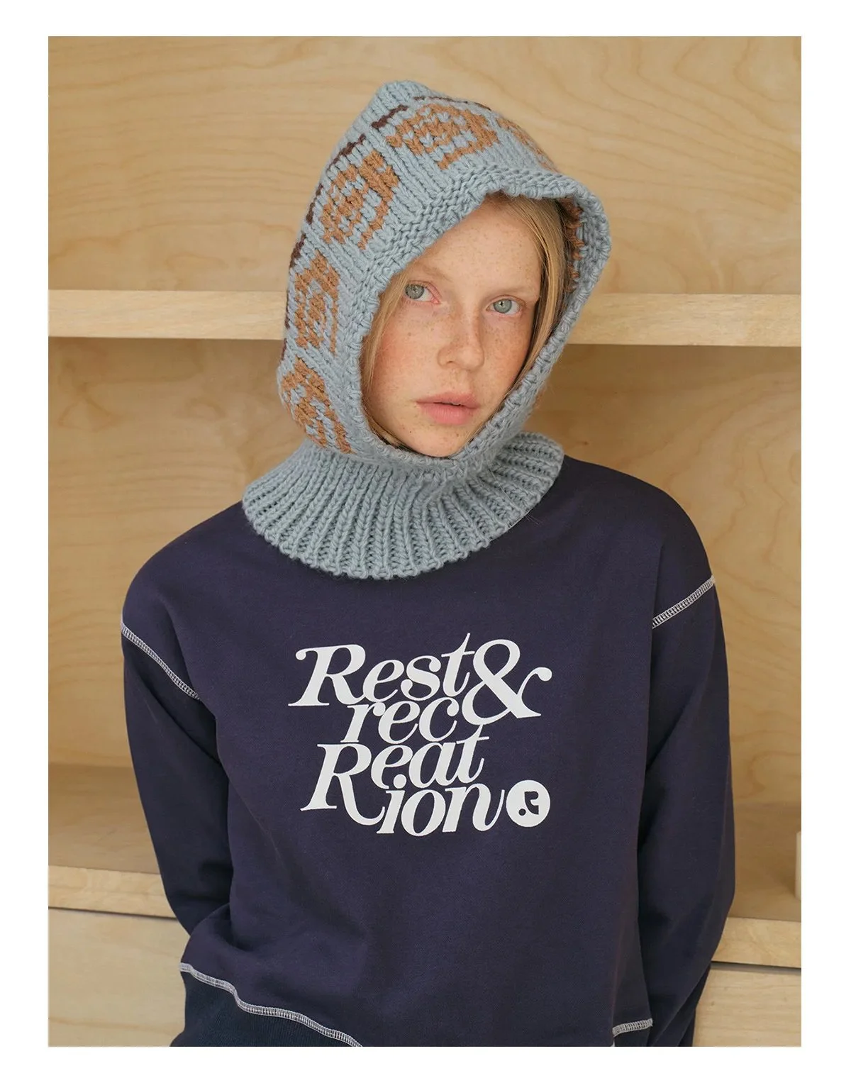 Cozy Knit Winter Beanie Hood with Scarf for Women