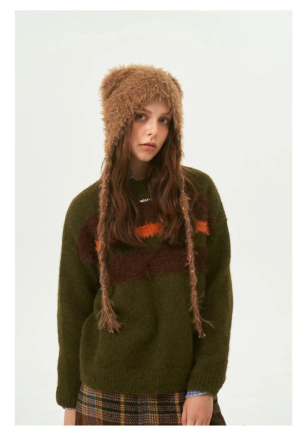 Women’s Cozy Winter Wool Beanie with Cute Cat Ears