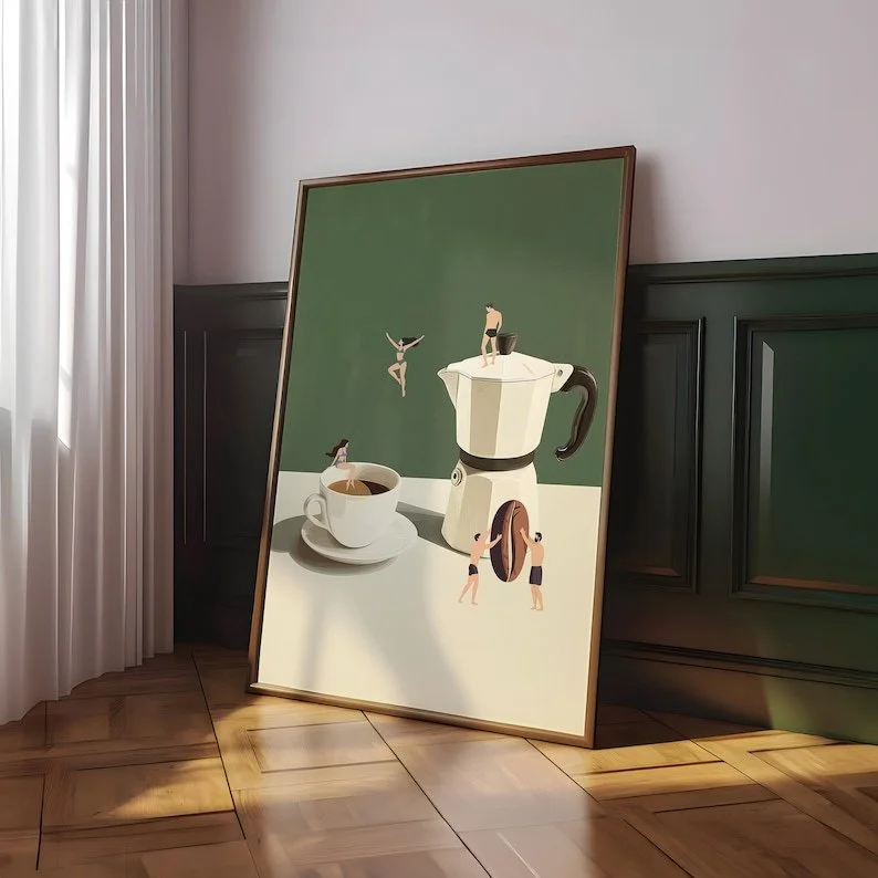 Good Morning Coffee Poster – Espresso Wall Art for Coffee Lovers