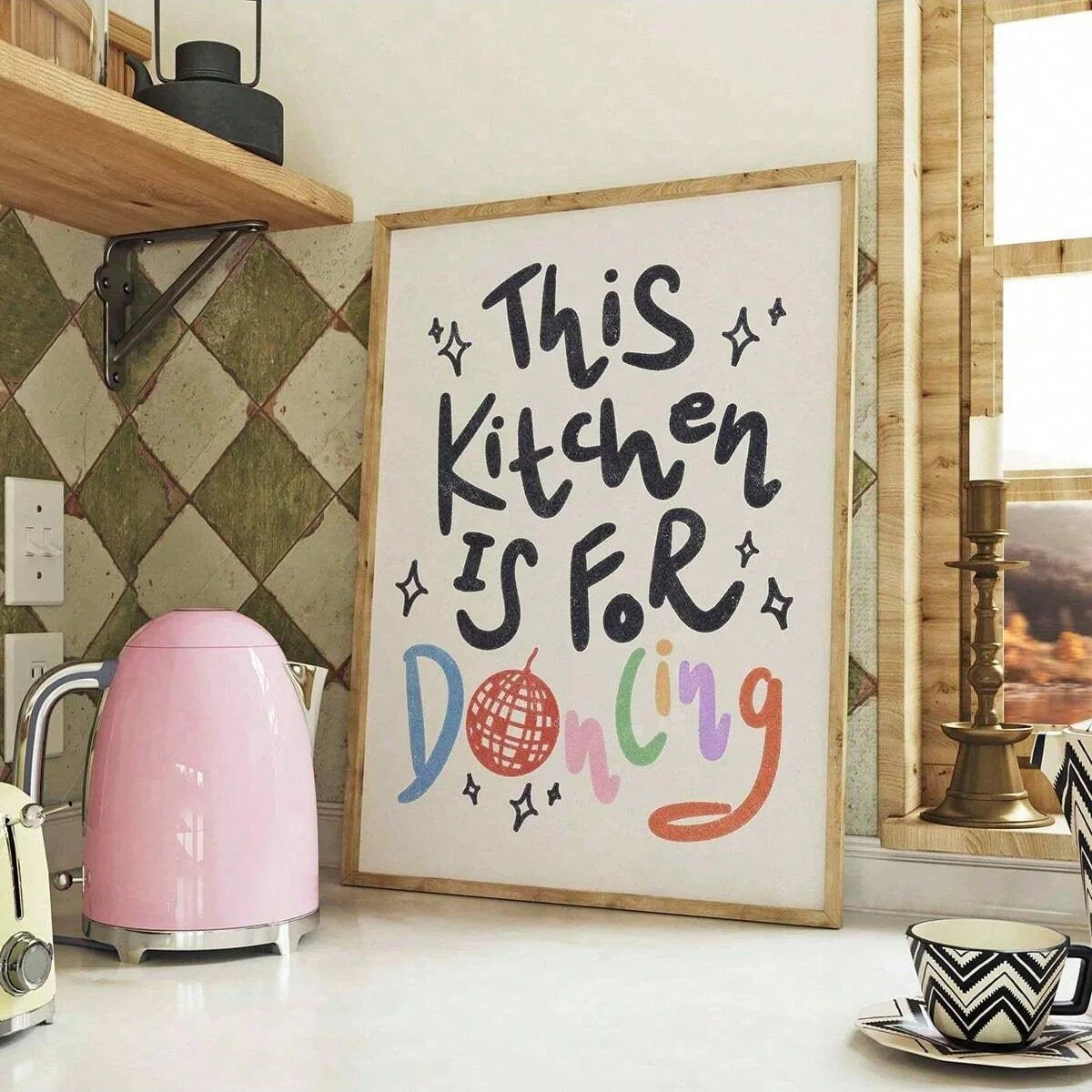 Vintage Bathroom Wall Decor Canvas Poster - Funny Typography Art Print
